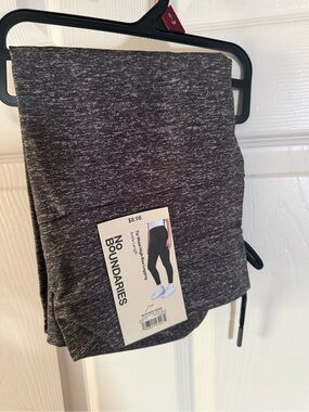 No Boundaries Marled Charcoal Gray Active Leggings